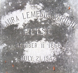 Laura Lemenda <I>Wright</I> Reese 