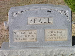 Nora Ellen <I>Carr</I> Beall 