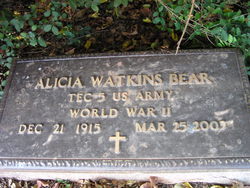 Alicia Watkins Bear 
