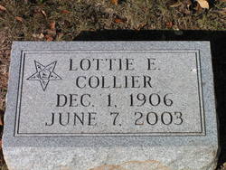 Lottie Elizabeth <I>Soutter</I> Collier 