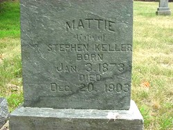 Martha A. “Mattie” <I>Pierce</I> Keller 
