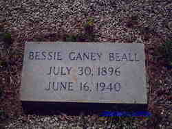 Elizabeth Horne “Bessie” <I>Ganey</I> Beall 