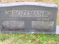 Bessie Lucille <I>Barker</I> Bozeman 