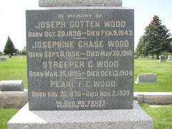 Josephine Streeper <I>Chase</I> Wood 