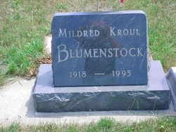 Mildred Gladys <I>Kroul</I> Blumenstock 