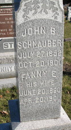 Fanny E. <I>Hail</I> Schnauber 