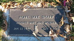 Pearl Mae <I>Adamson</I> Sharp 