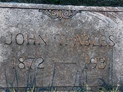 John Thomas Ables 