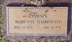 Mary Vee <I>Massengale</I> Carmack 