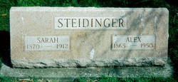Sarah A. <I>Zimmerman</I> Steidinger 