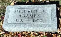 Alcee <I>Whitten</I> Adamek 