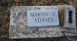 Martin L Adams 