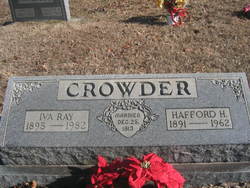 Iva Ray <I>Hastings</I> Crowder 
