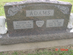 Fannie Augusta <I>Bryant</I> Adams 