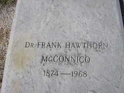 Dr Frank Hawthorn McConnico 