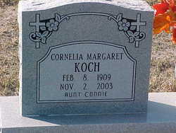 Cornelia Margaret “Connie” Koch 