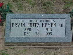 Ervin Fritz Heyen Sr.