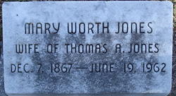 Mary <I>Worth</I> Jones 