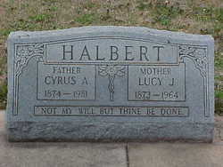 Lucy Eleanor <I>Jarnagin</I> Halbert 