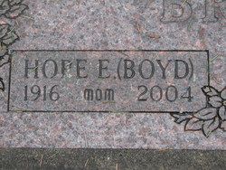Hope Elizabeth <I>Boyd</I> Brown 