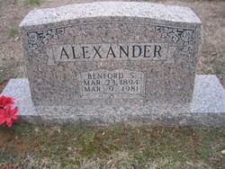 Benford Squire Alexander 
