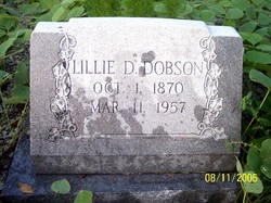 Lillie Dale <I>Marshburn</I> Dobson 