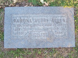 Ramona Barbara <I>Bentley</I> Autry-Allen 