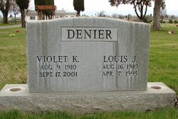Violet Inez <I>Kenefick</I> Denier 