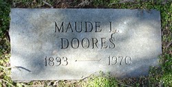 Maude Lee “Maud” <I>Duvall</I> Doores 