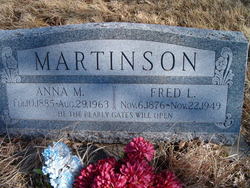 Anna Maria <I>Nelson</I> Martinson 