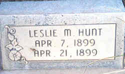 Leslie Marian Hunt 