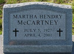 Martha <I>Hendry</I> McCartney 