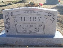 Louise <I>Dunlap</I> Berry 