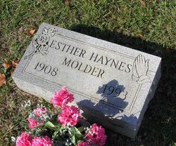 Esther <I>Haynes</I> Molder 