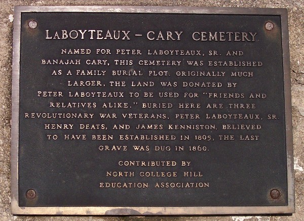 Laboiteaux-Cary Cemetery