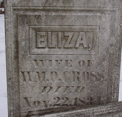 Eliza <I>Bigelow</I> Cross 