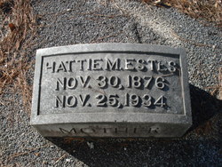 Harriet Magnolia “Hattie” <I>McLarty</I> Estes 