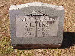 Emily Frances <I>Walston</I> Stevens 