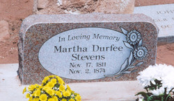 Martha <I>Durfee</I> Stevens 