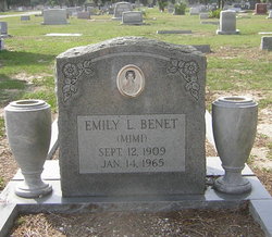 Emily “Mimi” <I>Lester</I> Benet 