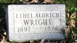 Ethel May <I>Goodson</I> Aldrich Wright 