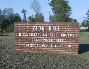 Zion Hill Missionary Baptist Church Cemetery