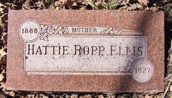 Hattie <I>Ropp</I> Ellis 