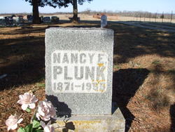 Nancy Elizabeth <I>Greenlee</I> Plunk 