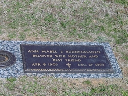 Ann Mabel <I>Jennings</I> Buddenhagen 