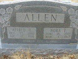 Nora Elizabeth <I>Brewer</I> Allen 