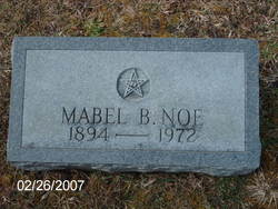 May Bell “Mabel” <I>Blanton</I> Noe 