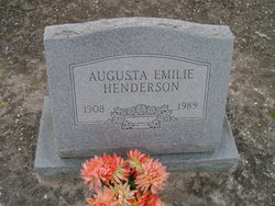 Augusta Emilie <I>Schumacher</I> Henderson 