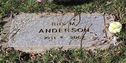 Rita M. Anderson 