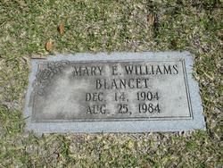 Mary Emma <I>Williams</I> Blancet 